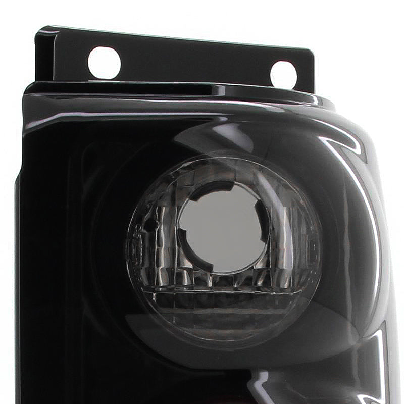 1995-1997 Ford Explorer Tail Lights (Glossy Black Housing/Smoked Lens)