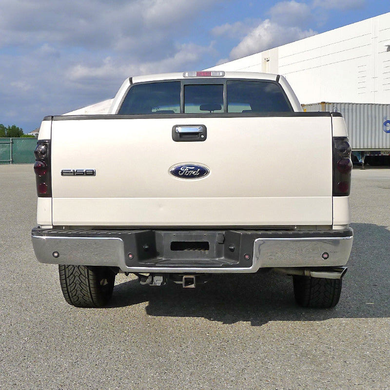 2004-2008 Ford F-150 Styleside Tail Lights (Chrome Housing/Smoked Lens)