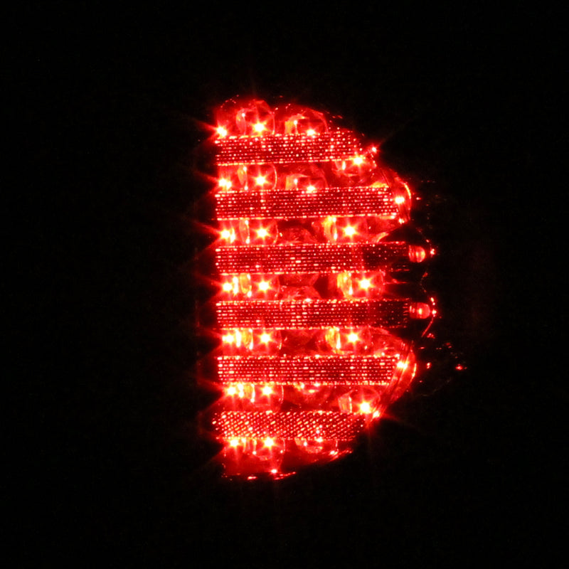 1997-2007 Ford F-150/F-250/F-350/F-450/F-550 Styleside V2 LED Tail Lights - RS (Chrome Housing/Smoked Lens)