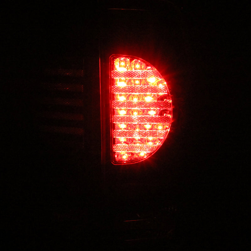 1997-2007 Ford F-150/F-250/F-350/F-450/F-550 Styleside V2 LED Tail Lights - RS (Matte Black Housing/Smoked Lens)