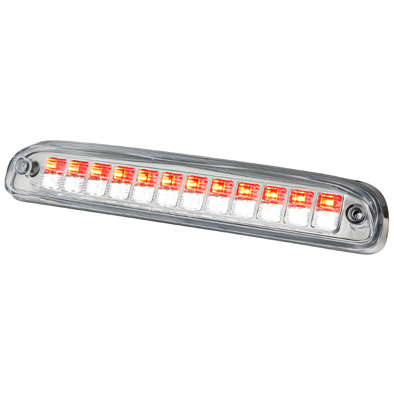 1993-2016 Ford F-250/F-350/F-450/F-550/Ranger Mazda B Series Pickup LED 3rd Brake Tail Light - CY (Chrome Housing/Clear Lens)