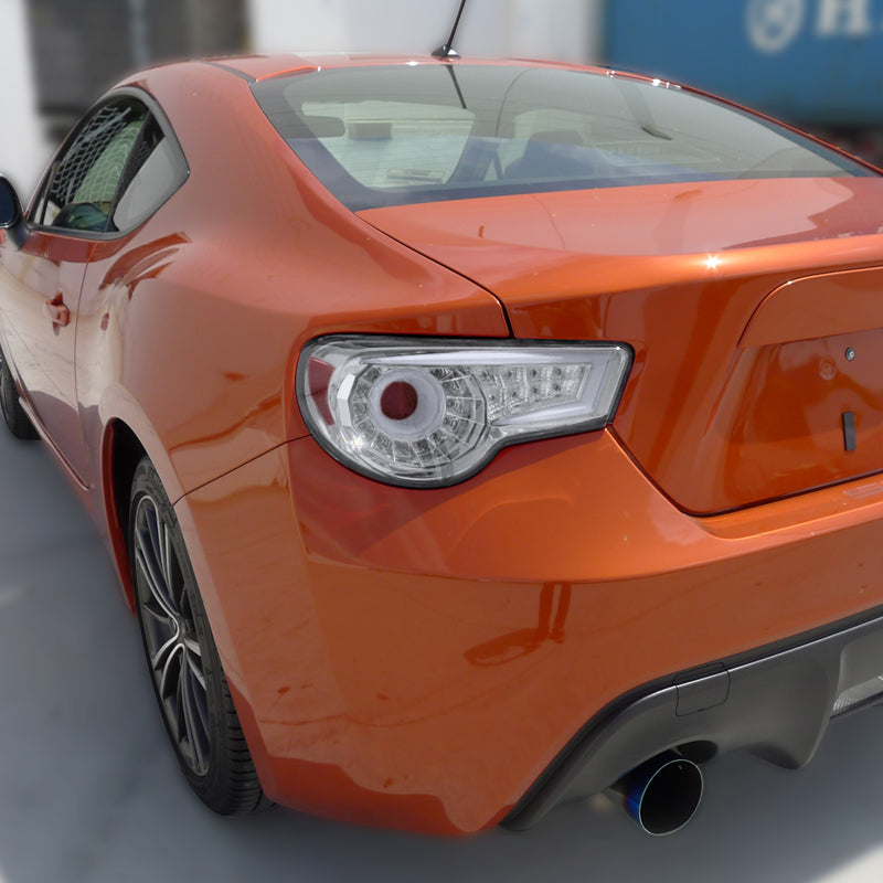 2012-2016 Scion FRS/ Subaru BRZ/ Toyota 86 LED Tail Lights (Chrome Housing/Clear Lens)