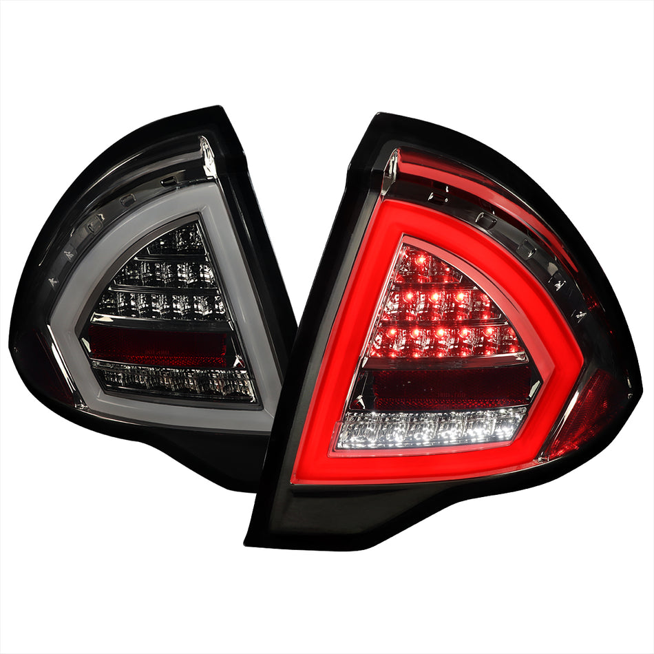 2010-2012 Ford Fusion LED Tail Lights (Chrome Housing/Smoked Lens)