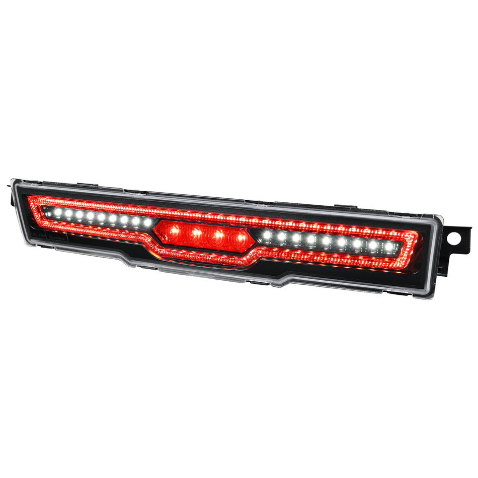 2022-2024 Toyota GR86 / Subaru BRZ Rear Bumper Full LED 4th Reverse Tail Brake Light (Jet Black Housing / Clear Lens)
