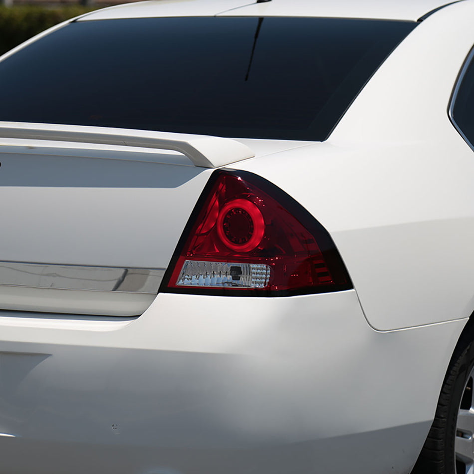 2006-2013 Chevrolet Impala/ 2014-2016 Impala Limited LED Tail Lights (Chrome Housing/Red Lens)