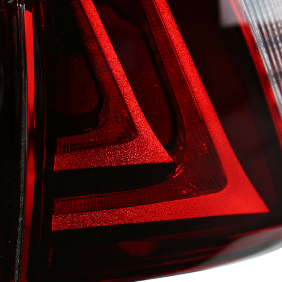 2006-2013 Lexus IS250/IS350/IS F LED Tail Lights (Chrome Housing/Red Lens)