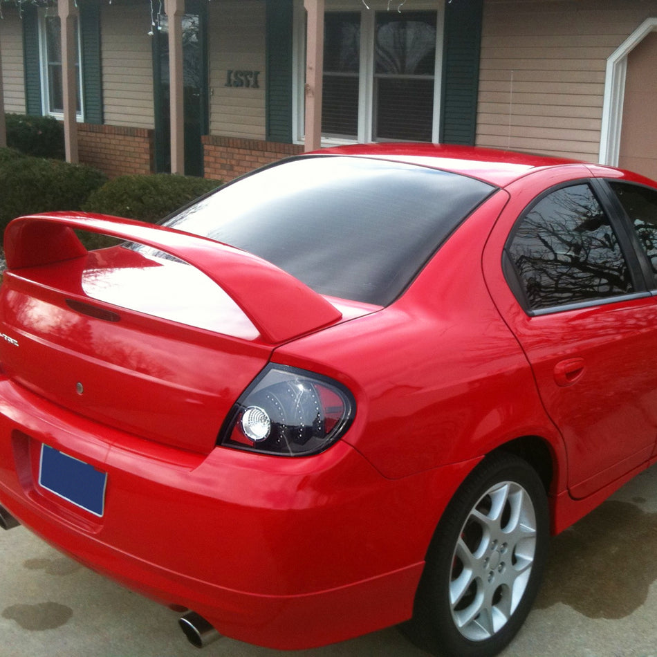 2003-2005 Dodge Neon LED Tail Lights (Matte Black Housing/Clear Lens)