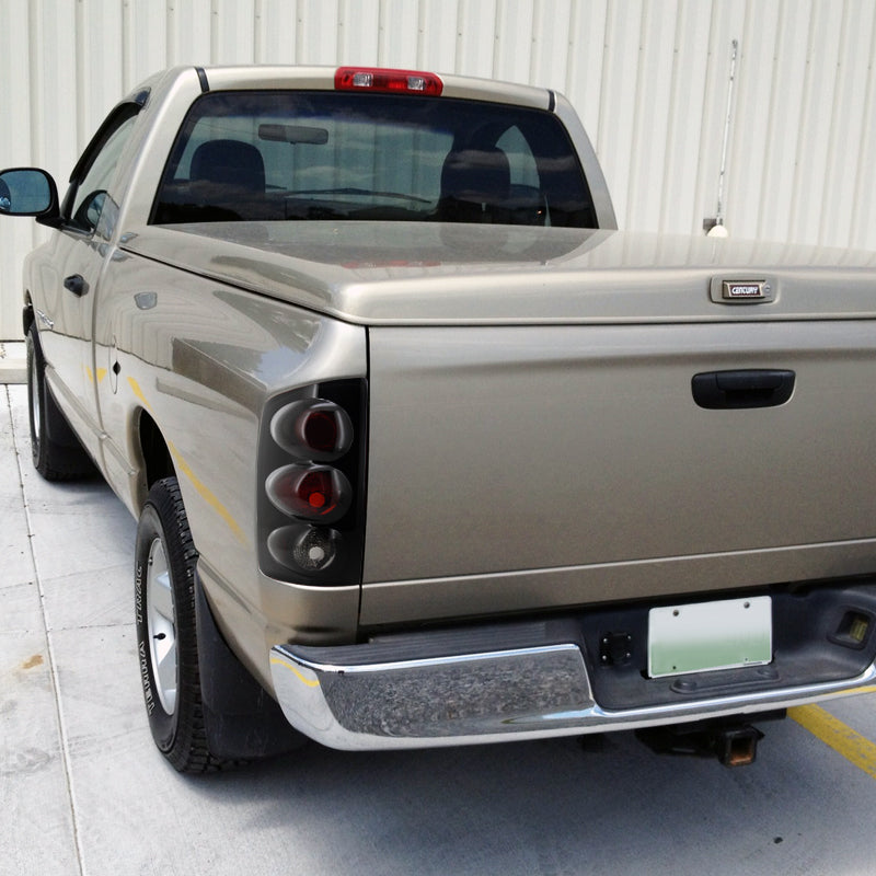 2002-2006 Dodge RAM Tail Lights (Glossy Black Housing/Smoked Lens)