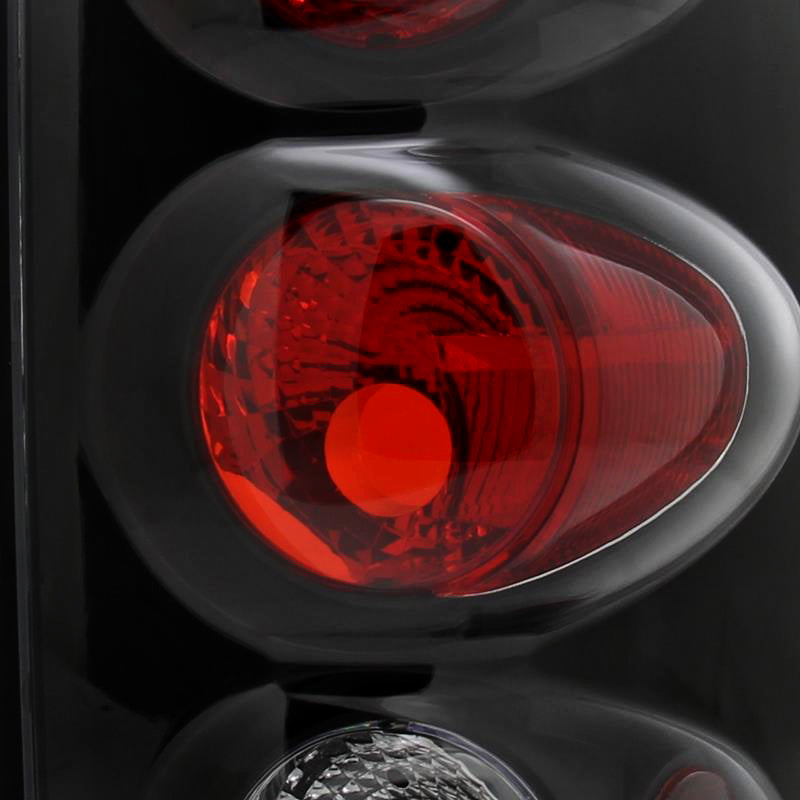2002-2006 Dodge RAM Tail Lights (Matte Black Housing/Clear Lens)