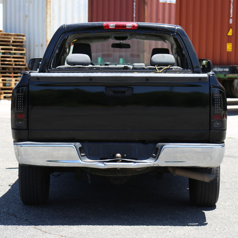 2007-2009 Dodge RAM 1500/2500/3500 LED Tail Lights (Glossy Black Housing/Smoked Lens)