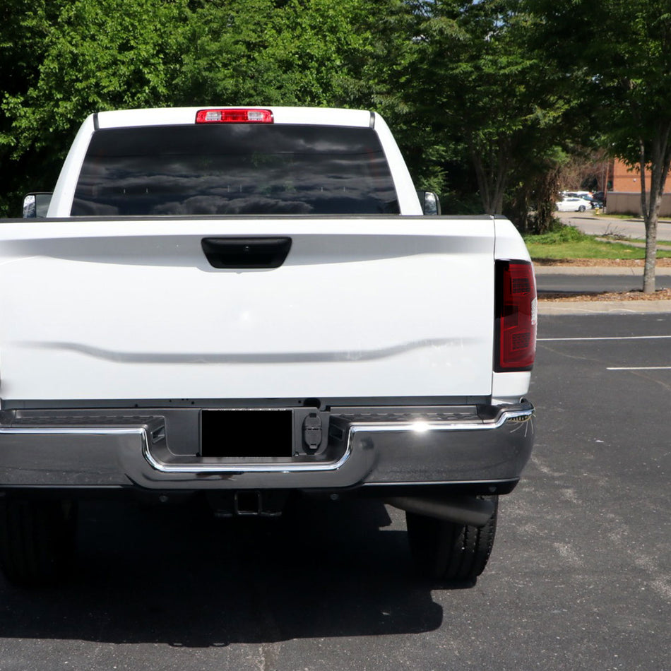 2019-2024 Dodge RAM 2500/3500 LED Sequential Signal Tail Lights (Chrome Housing/Red Lens)