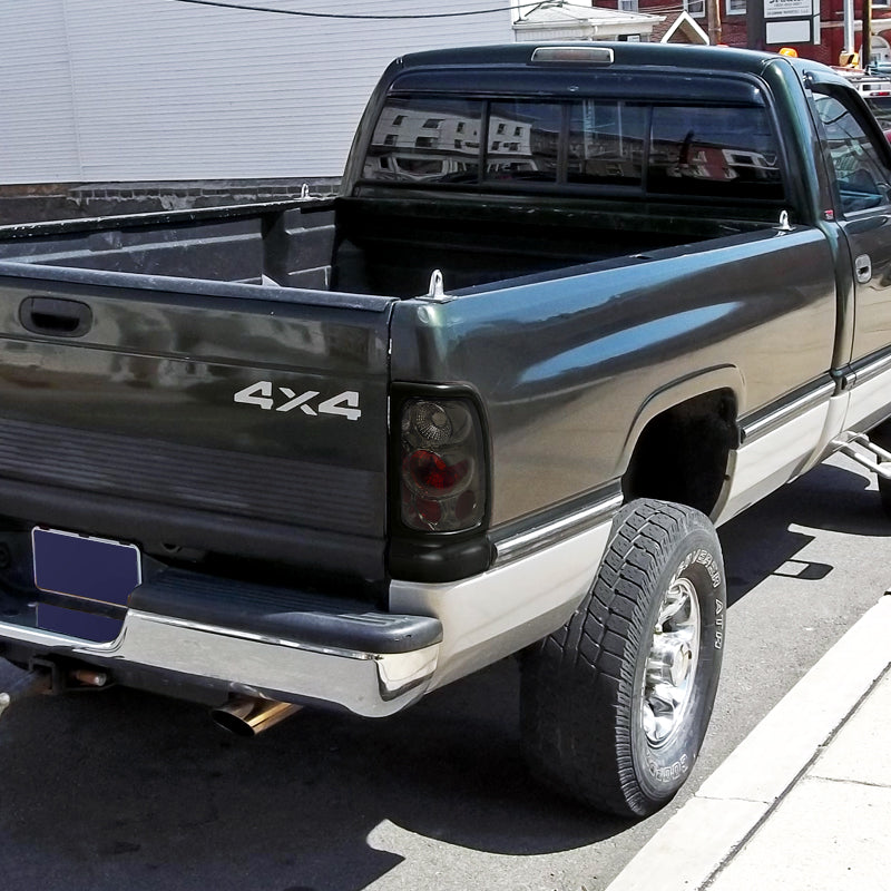 1994-2002 Dodge RAM Tail Lights (Chrome Housing/Smoked Lens)
