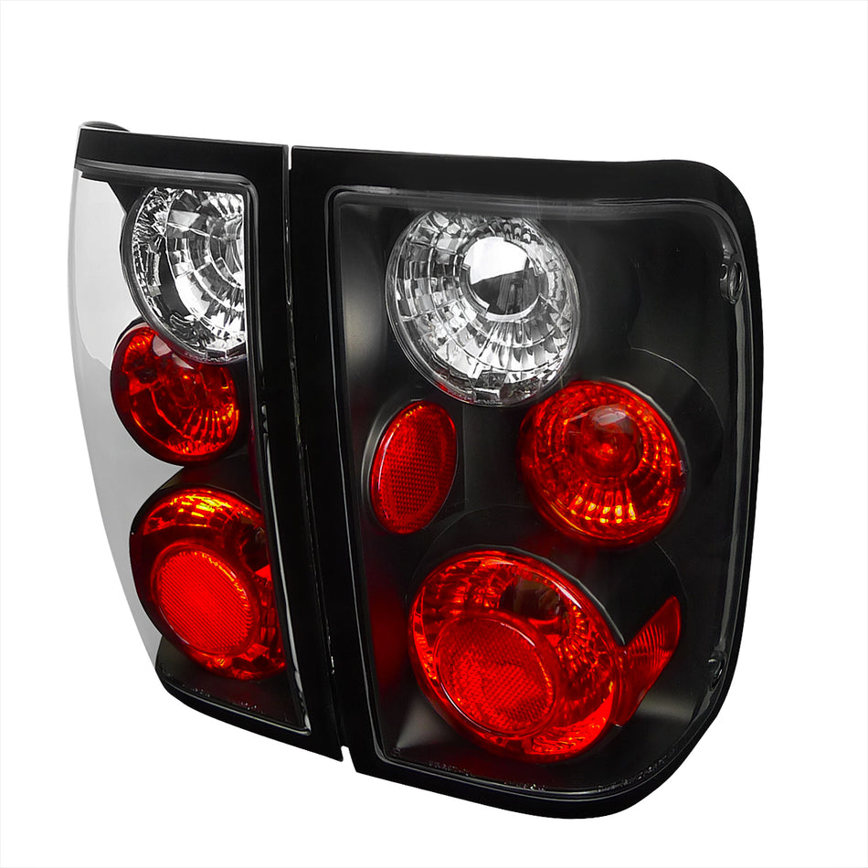 2001-2005 Ford Ranger Tail Lights (Matte Black Housing/Clear Lens)