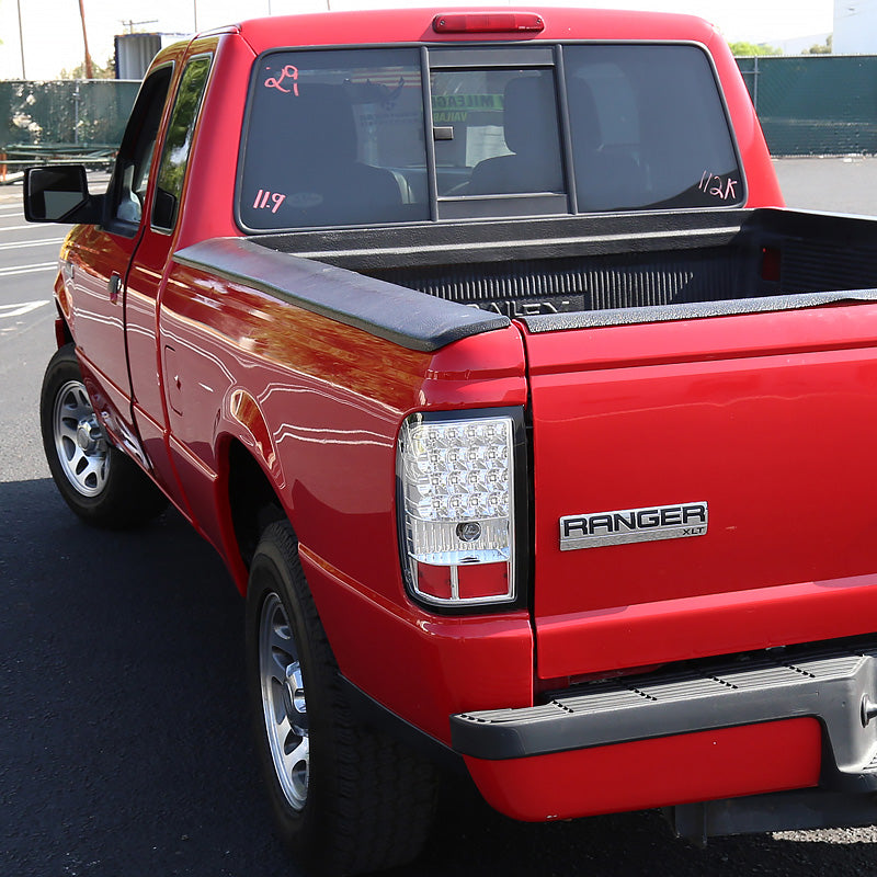 2006-2011 Ford Ranger LED Tail Lights (Chrome Housing/Clear Lens)