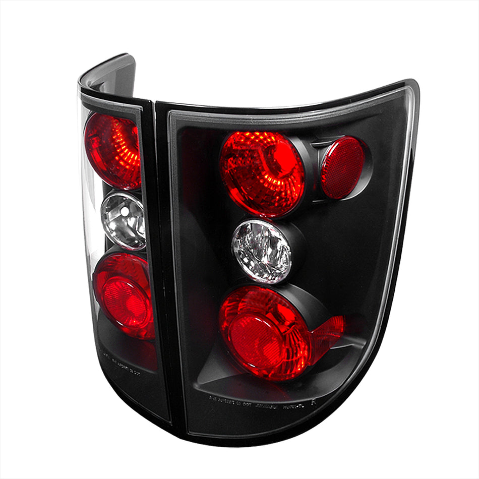 2006-2014 Honda Ridgeline Tail Lights (Matte Black Housing/Clear Lens)
