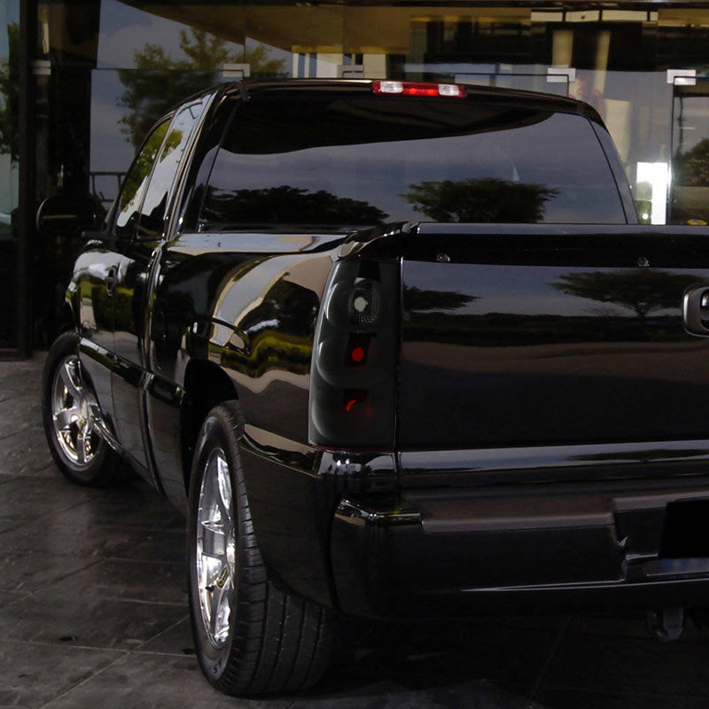 2003-2006 Chevrolet Silverado Tail Lights (Glossy Black Housing/Smoked Lens)