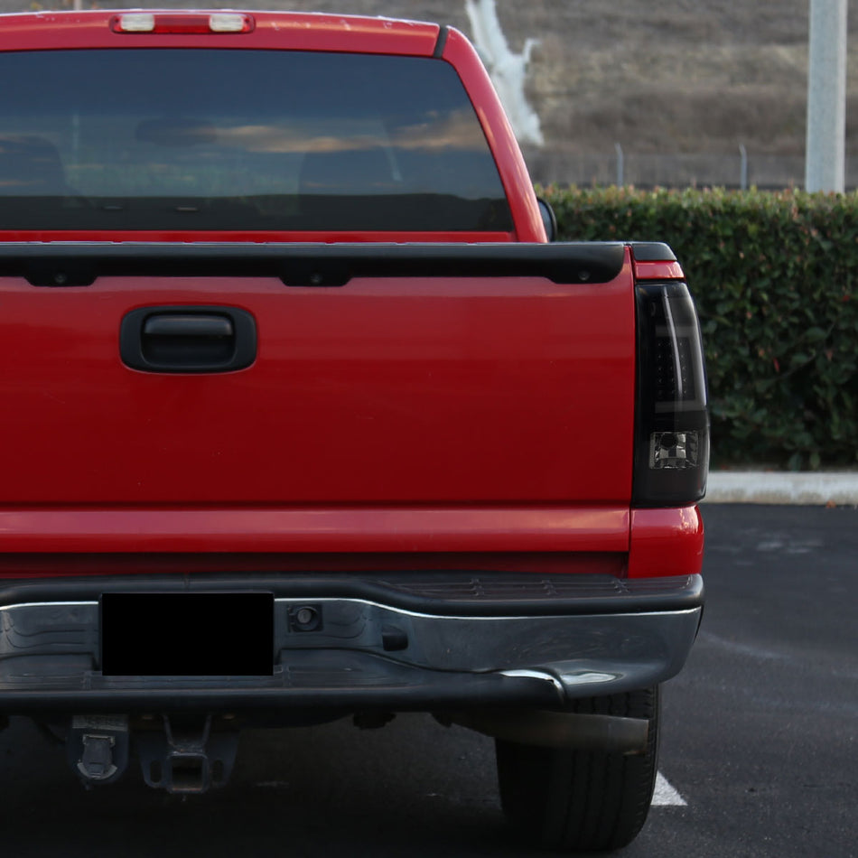 2003-2006 Chevrolet Silverado LED Tail Lights - G2 (Glossy Black Housing/Smoked Lens)
