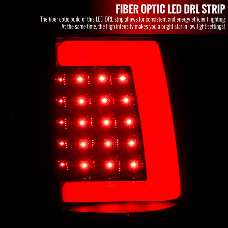 1999-2002 Chevrolet Silverado/ 1999-2006 GMC Sierra LED Tail Lights - G2 (Glossy Black Housing/Smoked Lens)