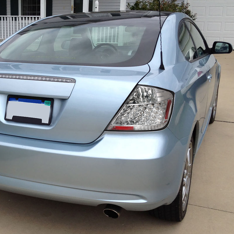2004-2010 Scion tC LED Tail Lights (Chrome Housing/Clear Lens)