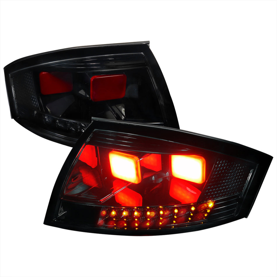 1999-2006 Audi TT V2 LED Tail Lights (Glossy Black Housing/Smoked Lens)