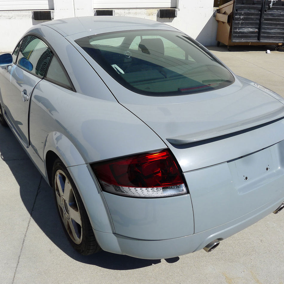 1999-2006 Audi TT V2 LED Tail Lights (Chrome Housing/Red Clear Lens)
