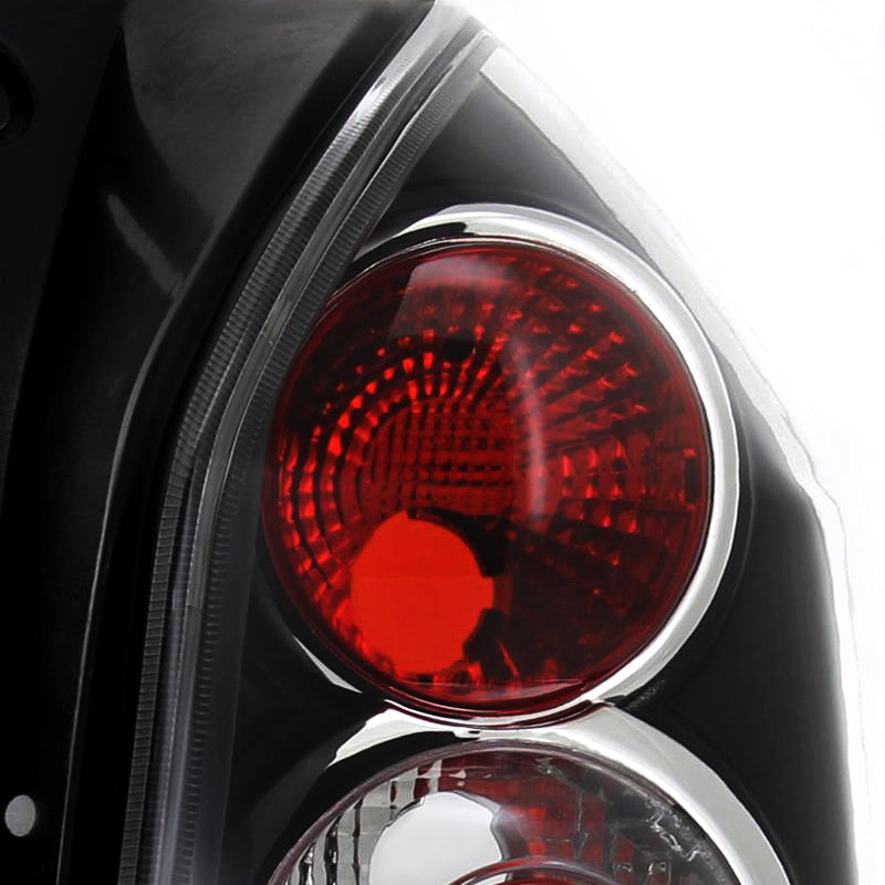 2004-2009 Hyundai Tucson Tail Lights (Matte Black Housing/Clear Lens)