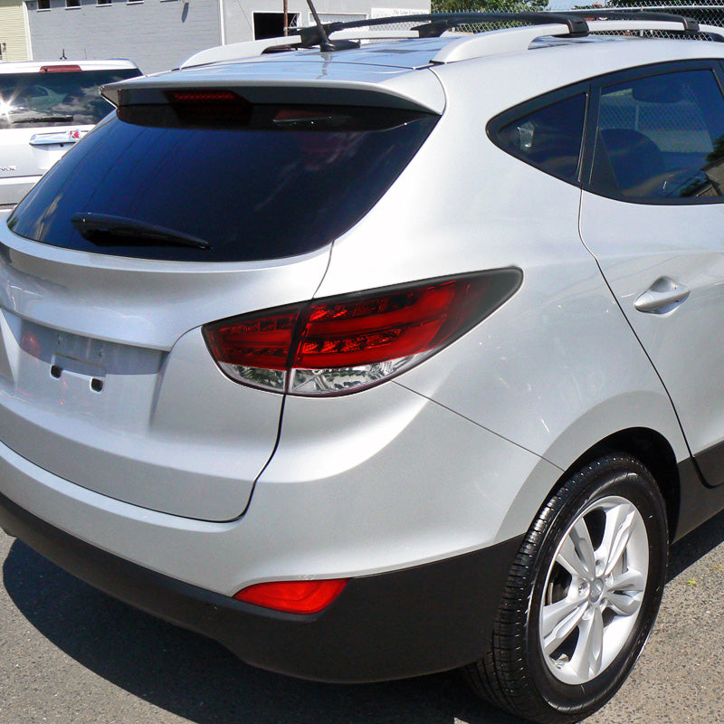 2010-2012 Hyundai Tucson LED Tail Lights (Chrome Housing/Red Clear Lens)