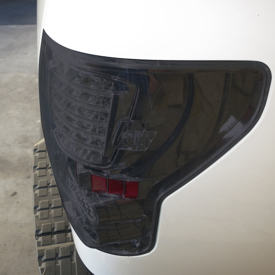 2007-2013 Toyota Tundra LED Tail Lights (Chrome Housing/Smoked Lens)