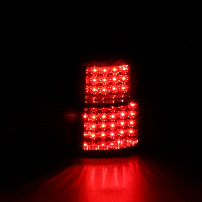 2000-2006 BMW E53 X5 LED Tail Lights - OZ (Chrome Housing/Smoked Lens)