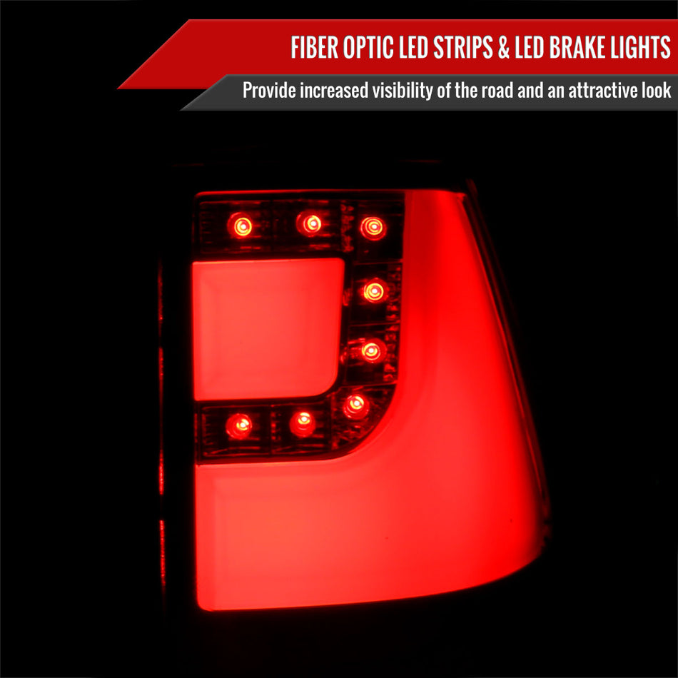 2000-2006 BMW E53 X5 LED Tail Lights (Chrome Housing/Smoked Lens)