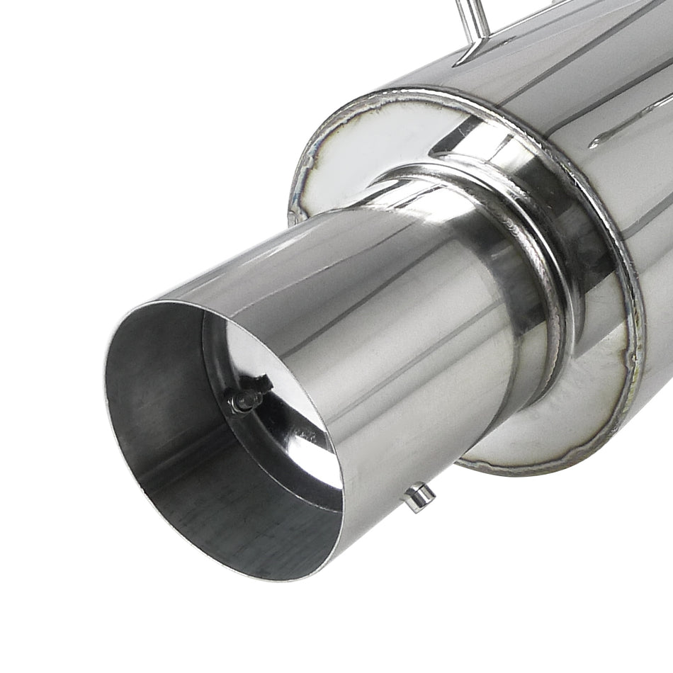 2001-2005 Honda Civic EX HX Si Coupe T-304 Stainless Steel N1 Style Catback Exhaust System