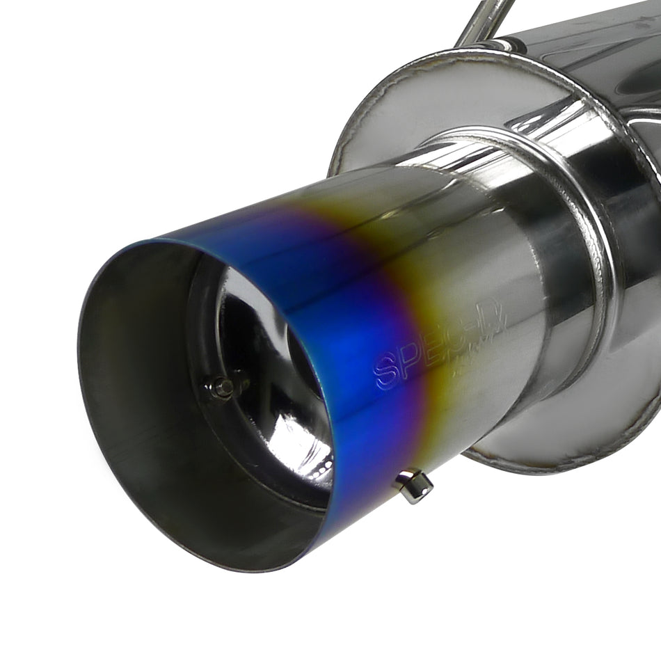 2002-2005 Honda Civic Si Hatchback T-304 Stainless Steel N1 Style Catback Exhaust System w/ Burnt Tip