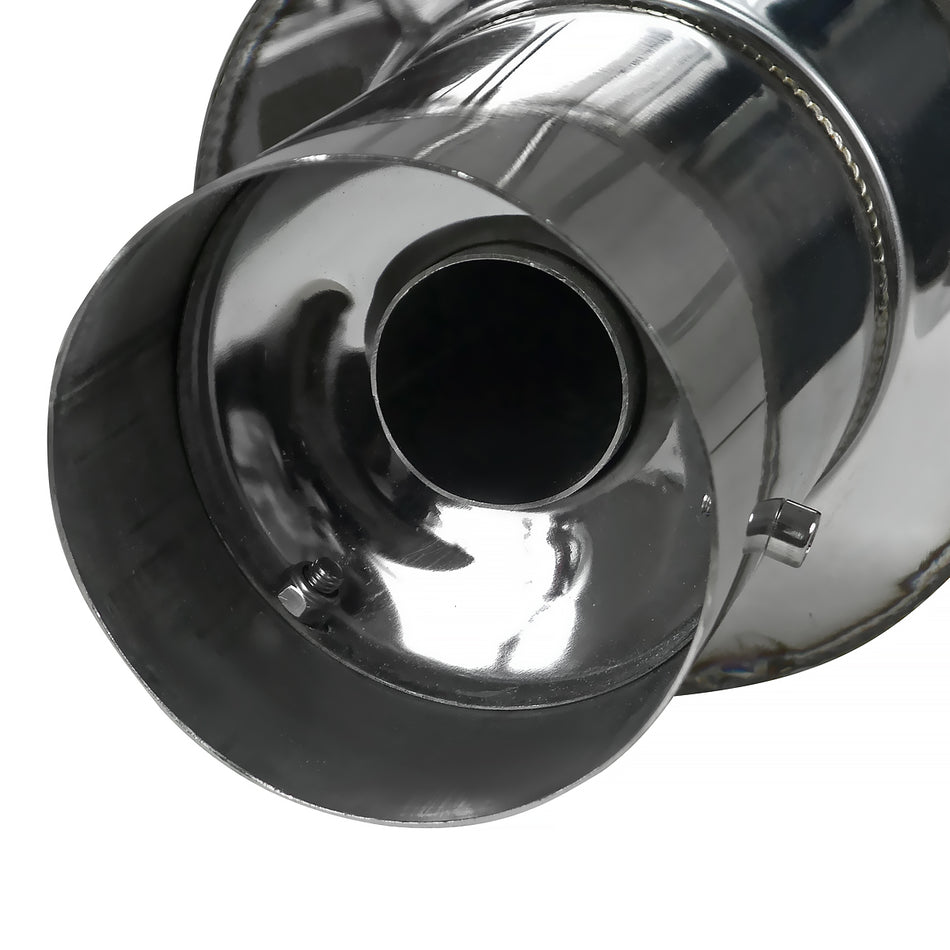 1996-2000 Honda Civic Hatchback T-304 Stainless Steel N1 Style Catback Exhaust System