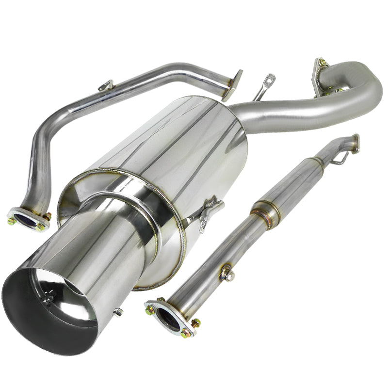 1995-1999 Mitsubishi Eclipse Non-Turbo T-304 Stainless Steel N1 Style Catback Exhaust System