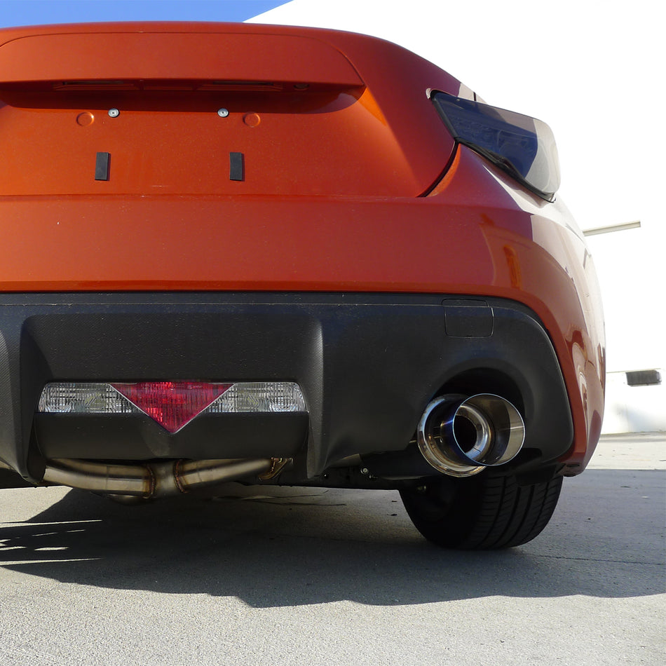 2012-2017 Scion FRS/ Subaru BRZ/ Toyota 86 Dual Muffler Catback Exhaust System (Burnt Tip)