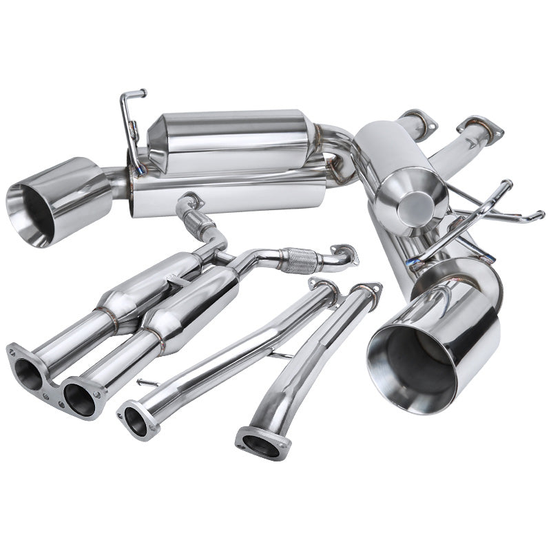 2003-2009 Nissan 350Z Dual Catback Exhaust System (Rolled Tip)