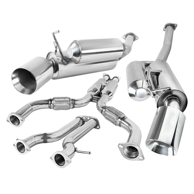 2009-2018 Nissan 370Z Dual Catback Exhaust System (Rolled Tip)