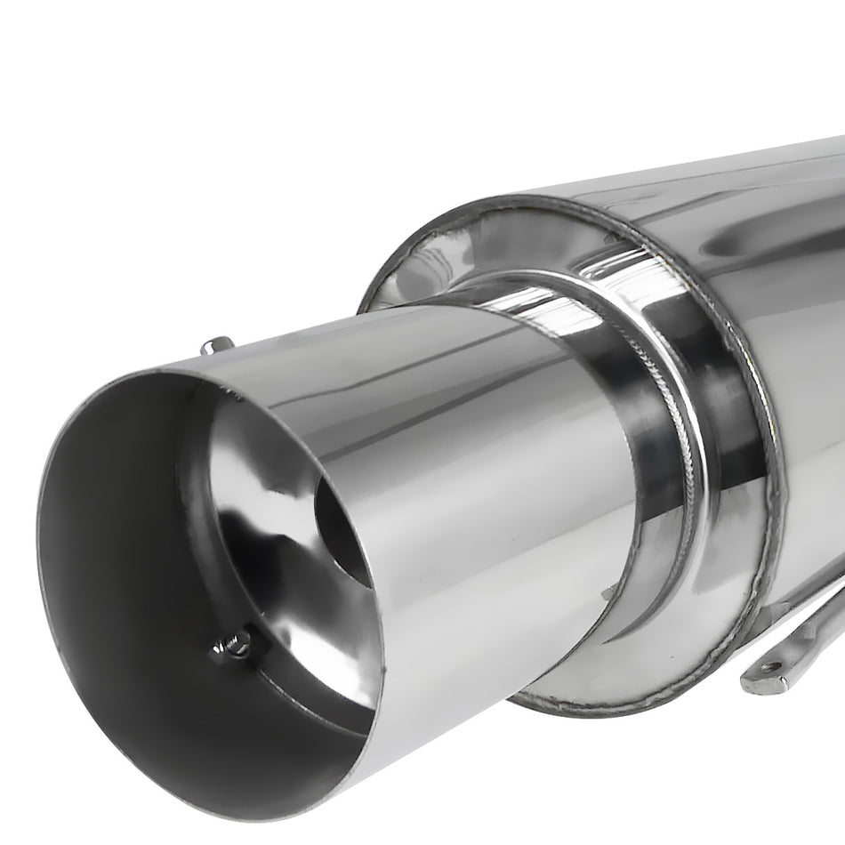 1995-1999 Mitsubishi Eclipse GST 2.0L Turbo T-304 Stainless Steel N1 Style Catback Exhaust System