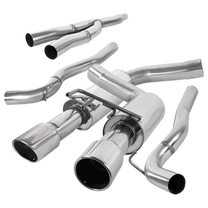 2015-2021 Ford Mustang 2.3L EcoBoost Stainless Steel Dual Catback Exhaust System