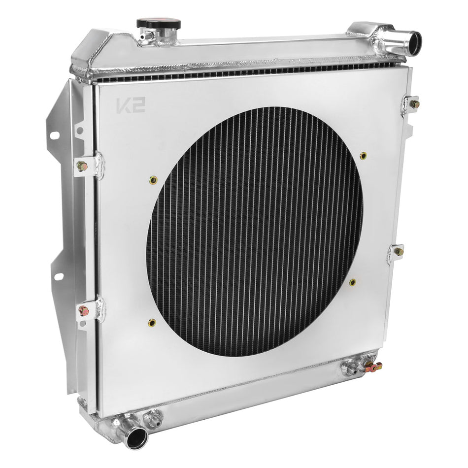 1988-1995 Toyota Pickup/4Runner V6 3 Row Radiator with Fan Shroud