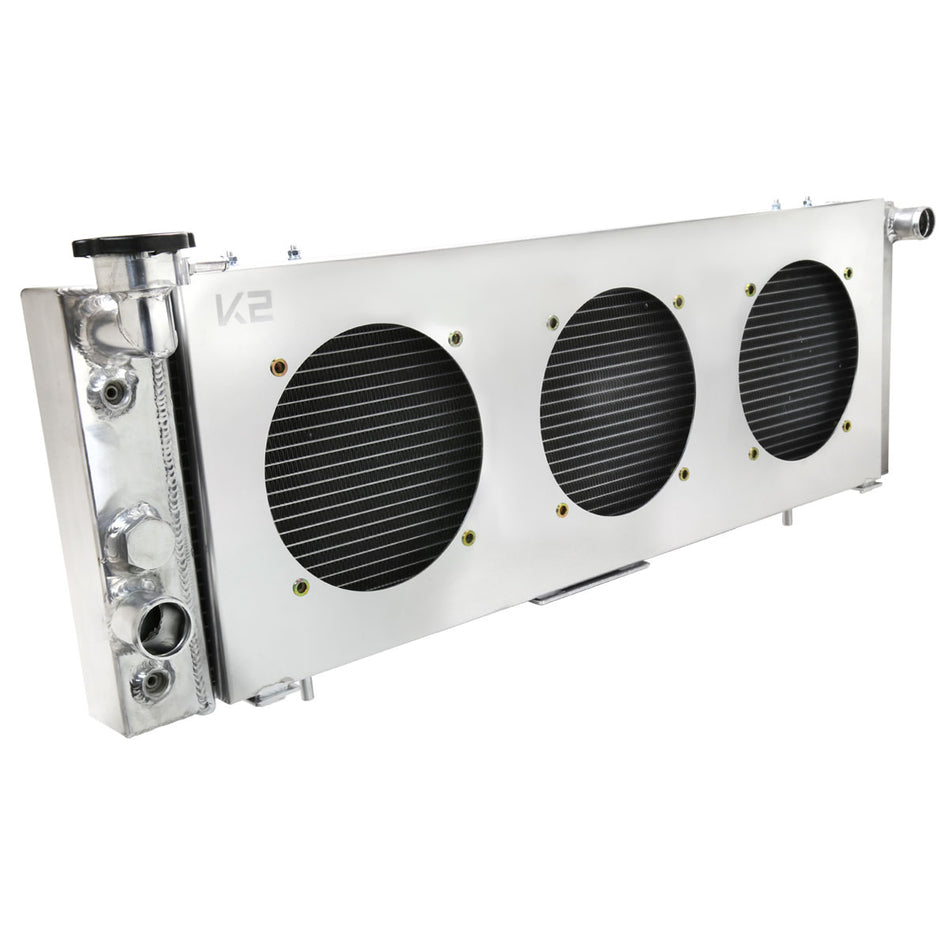 1991-2001 Jeep Cherokee/Comanche 2.5L/4.0L 3 Row Radiator with Fan Shroud