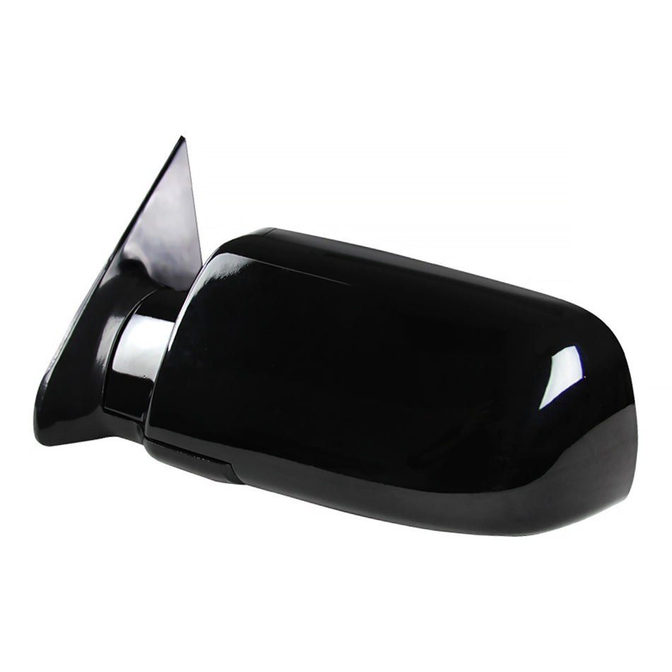 1988-1999 Chevrolet C/K Blazer/Tahoe GMC C10/Yukon Glossy Black Manual Adjustable Side Mirror - Driver Side Only