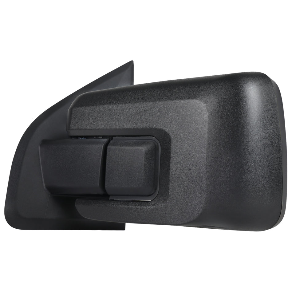 2021-2025 Ford F-150 Black Power Adjustable, Manual Fold & Heated Side Mirror - Driver Side Only