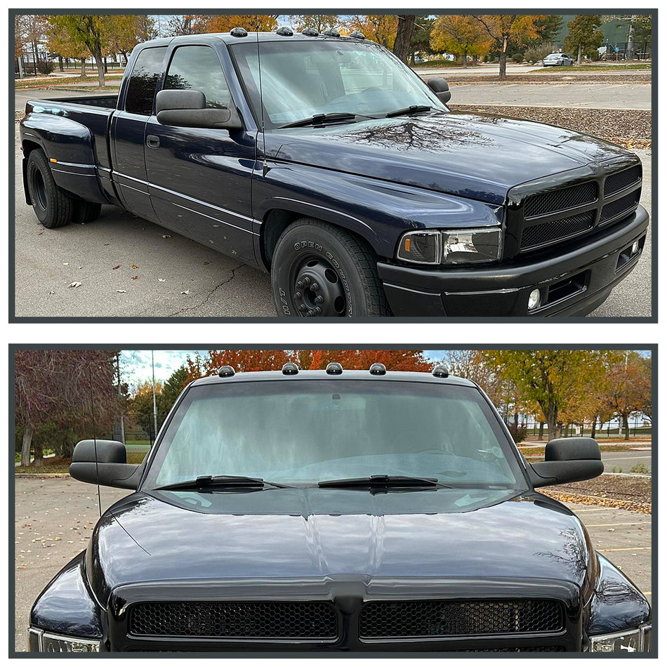 1994-1997 Dodge RAM Power Adjustable, Manual Fold & Extendable Towing Mirrors