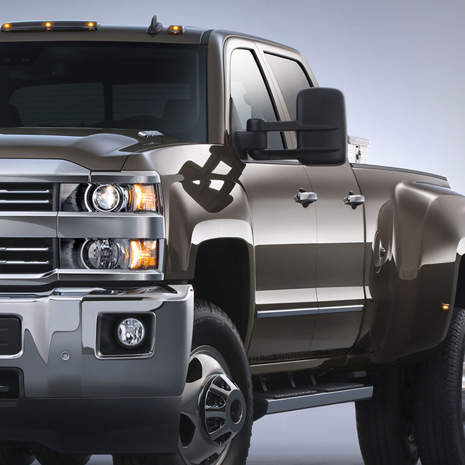 2014-2018 Chevrolet Silverado/GMC Sierra Manual Adjustable & Extendable Towing Mirrors