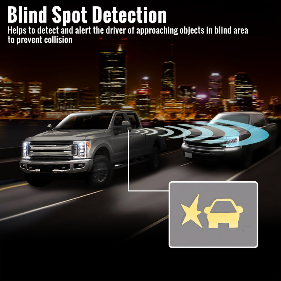 2020-2025 Chevrolet Silverado/GMC Sierra 2500HD/3500HD Power Adjustable, Heated, & Manual Extendable Black Towing Mirrors w/ Smoked Lens LED Turn Signal & Clearance Lights