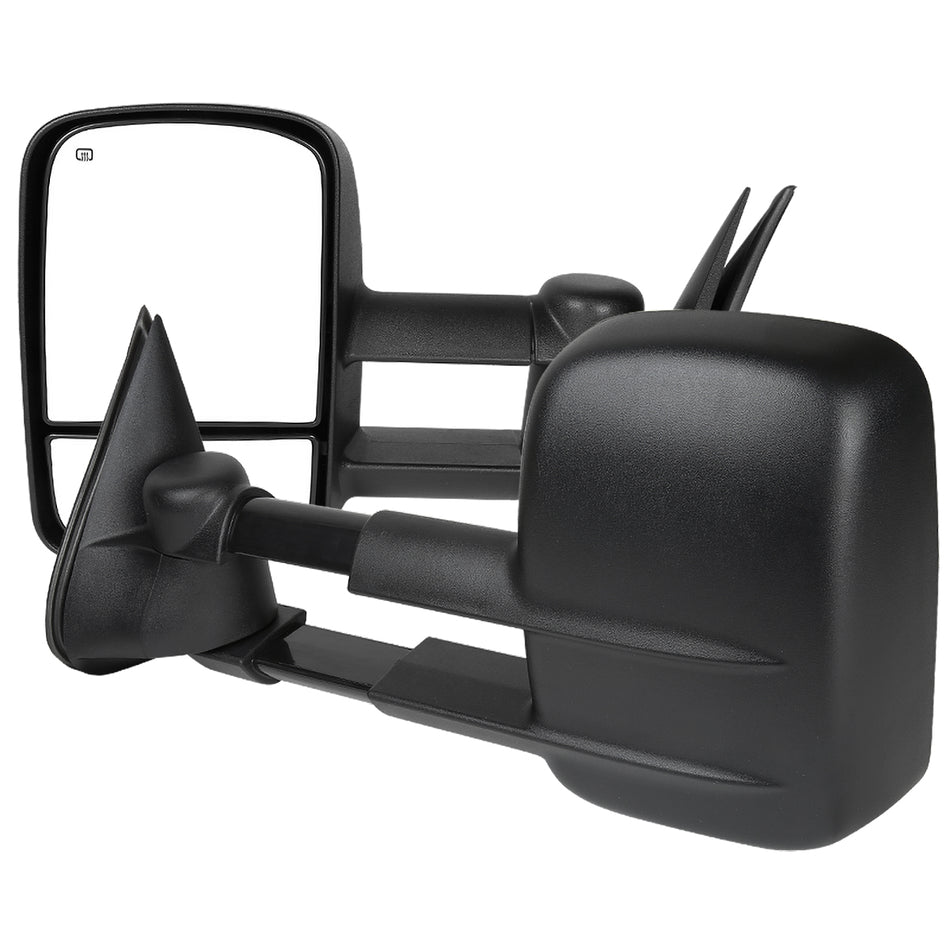 1999-2002 Chevrolet Silverado/Tahoe/Suburban GMC Sierra/Yukon XL Power Heated Manual Extendable Towing Mirrors