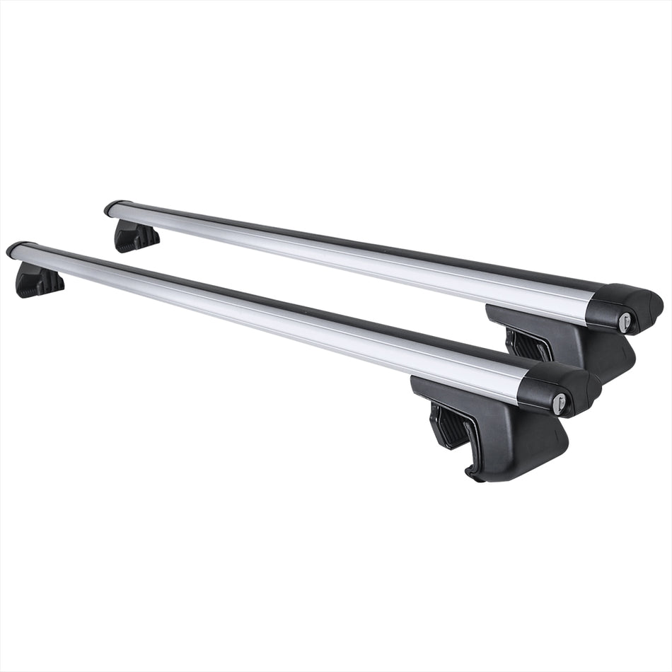 Universal Aluminum Roof Rack Cross Bars w/ Adjustable Clamps
