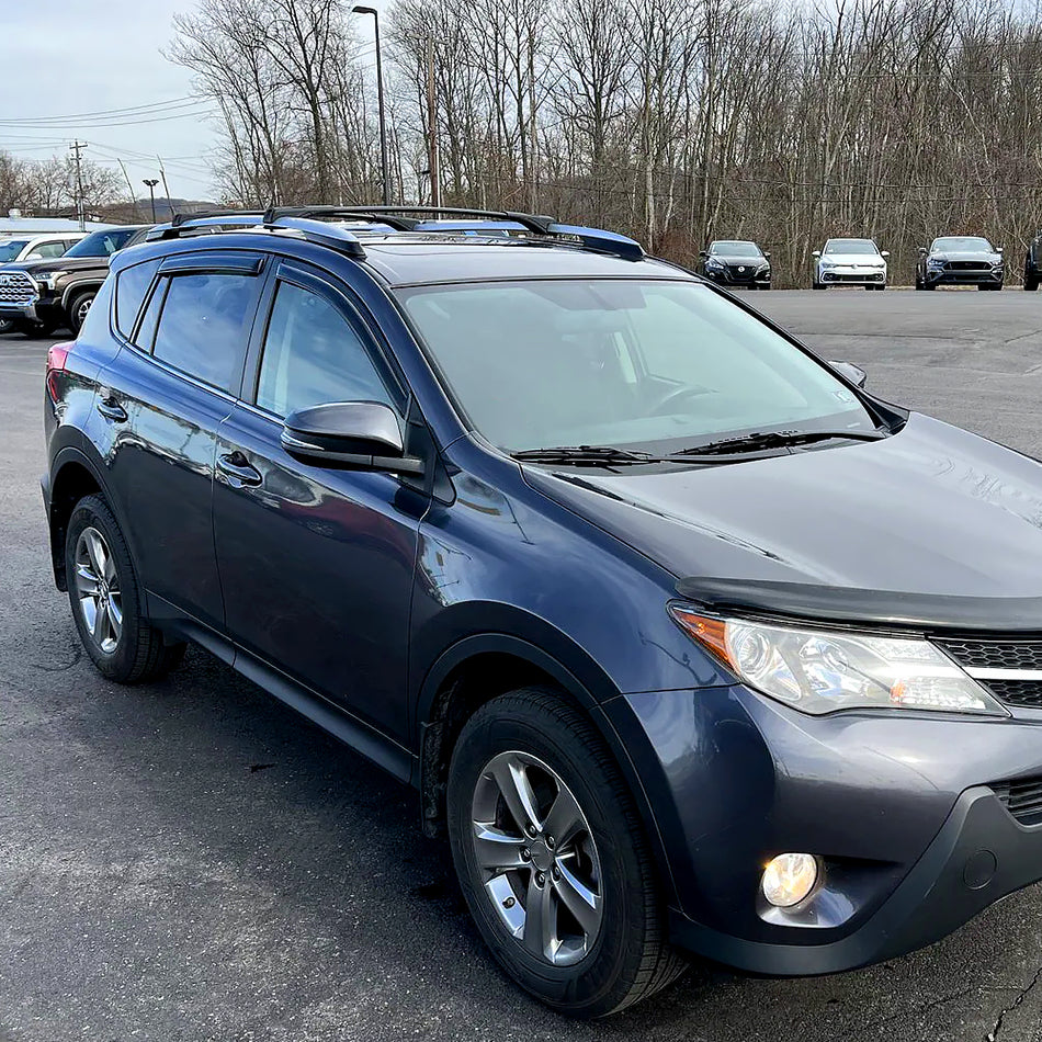 2013-2017 Toyota Rav4 Adjustable Roof Rack Cross Bars (Black)