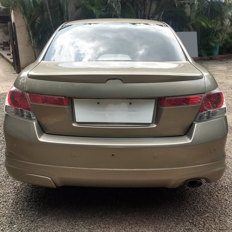 2008-2012 Honda Accord Sedan Grey Primer ABS OE Style Rear Trunk Spoiler